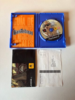 Grand Theft Auto San Andreas PS2 PAL España CIB