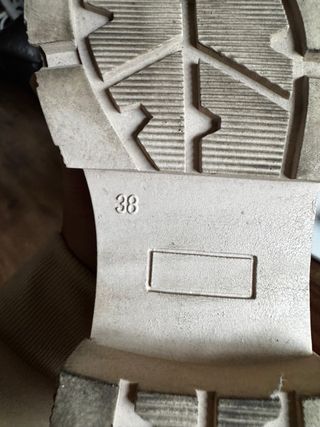 Botines Beige Suela Track