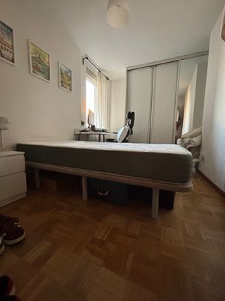 Cama 105x190 con somier seminuevo