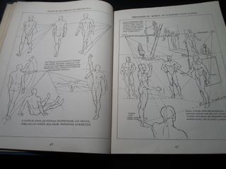 1950Libro Antiguo Dibujo Figura 1950