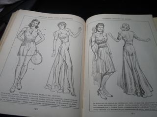 1950Libro Antiguo Dibujo Figura 1950