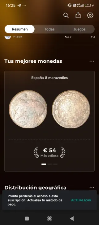 Lote de monedas antiguas