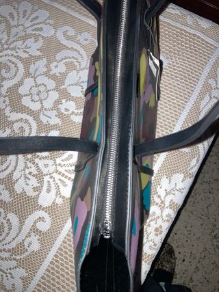 Bolso Tote Bag Parfois Multicolor Flores