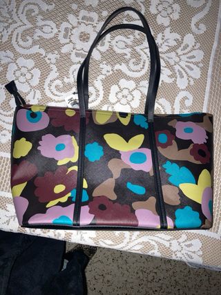 Bolso Tote Bag Parfois Multicolor Flores