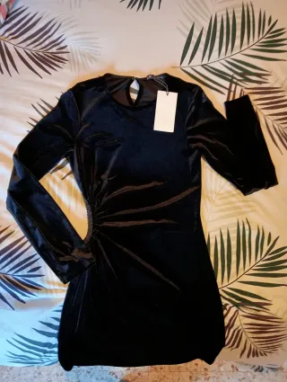 Vestido Zara Negro Fiesta