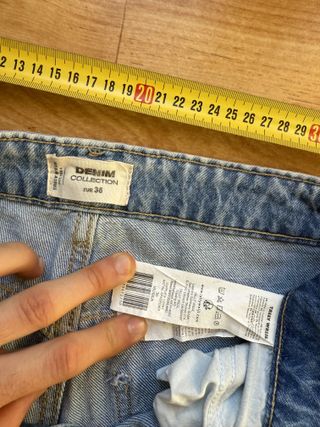 Jeans Tally Weijl Mom Fit Denim Blu