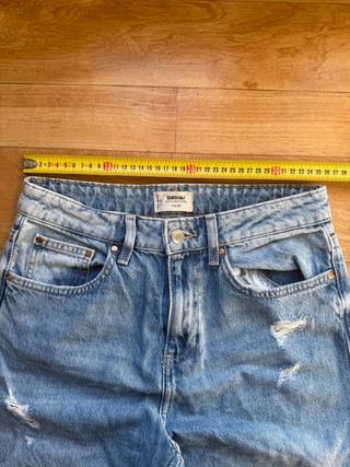 Jeans Tally Weijl Mom Fit Denim Blu