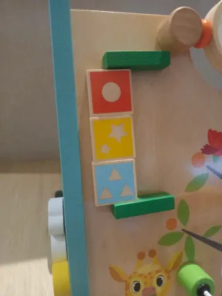 Andador actividades madera