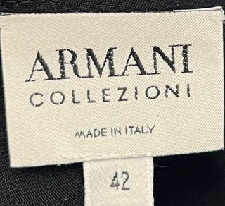 Top Armani Collezioni Negro