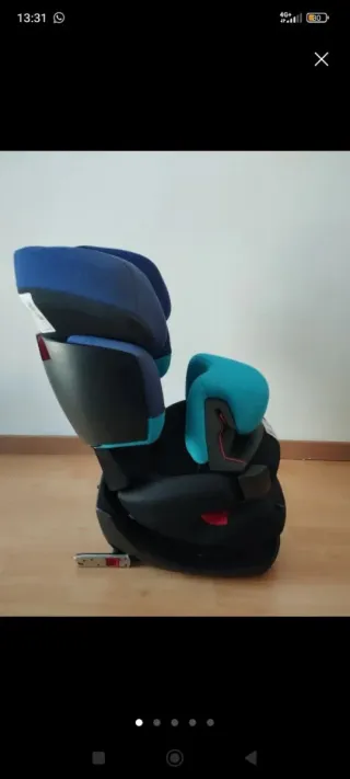 Silla coche Cybex Isofix azul