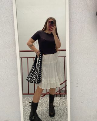 falda midi Zara talla S