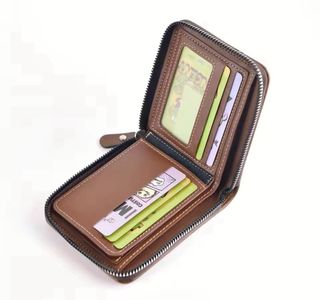 Cartera Hombre BATSIOE Marrón Cremallera