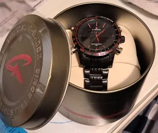 Reloj Naviforce Negro y Rojo