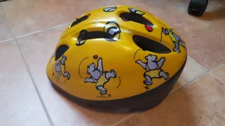 Casco Bicicleta Infantil Amarillo