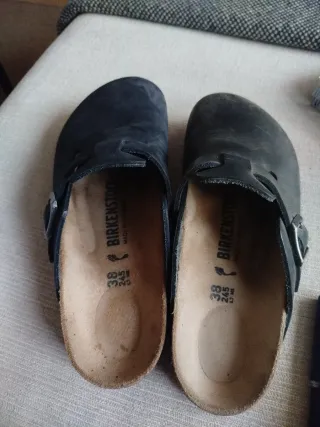 Zuecos Birkenstock Azul Marino Talla 38