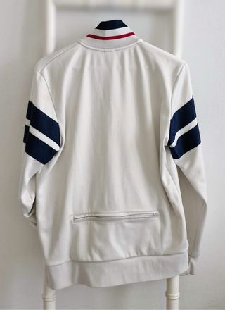 Sudadera Le Coq Sportif Blanca y Azul