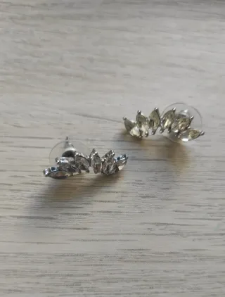 Pendientes plata con circonitas