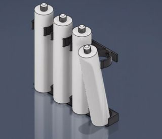 2 Soportes para 8 cartuchos de silicona