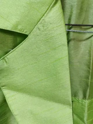 Abrigo de fiesta verde