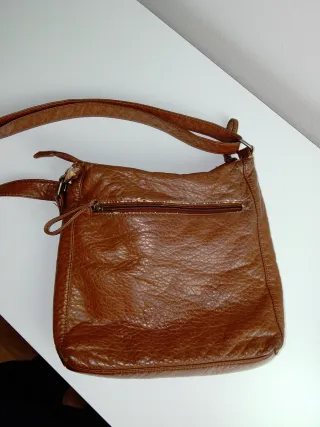 Bolso de cuero Refresh marrón