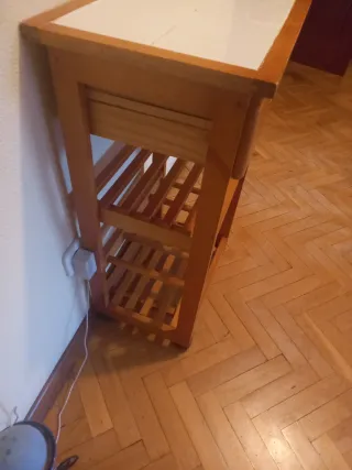 Mueble auxiliar de cocina madera