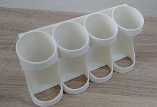 1 Soportes para 4 cartuchos de silicona