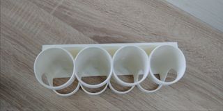 1 Soportes para 4 cartuchos de silicona