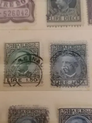 Lotto marche da bollo Regno d'Italia