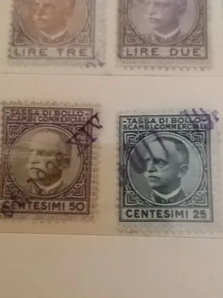 Lotto marche da bollo Regno d'Italia