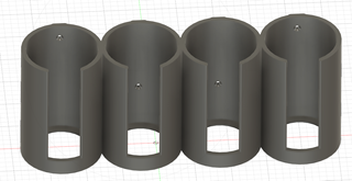 2 Soportes para 8 cartuchos de silicona