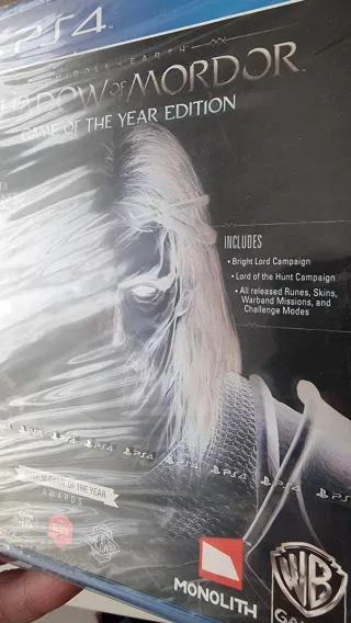 Shadow of Mordor Game of the Year GOTY Videojuego