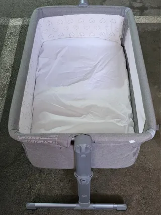 Minicuna colecho Ibaby gris