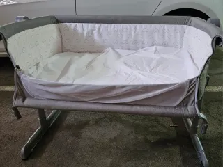 Minicuna colecho Ibaby gris