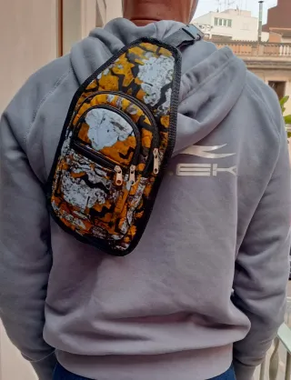 Riñonera bandolera multicolor