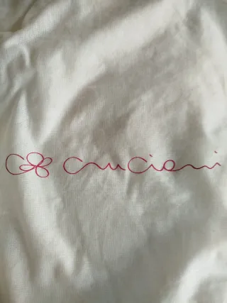 Bolso Tote Bag Crusiani Piel Gris Topo