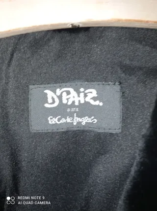 Abrigo Piel Negro El Corte Inglés genius ovis