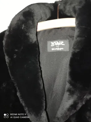 Abrigo Piel Negro El Corte Inglés genius ovis