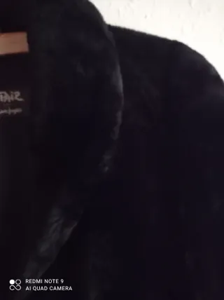 Abrigo Piel Negro El Corte Inglés genius ovis