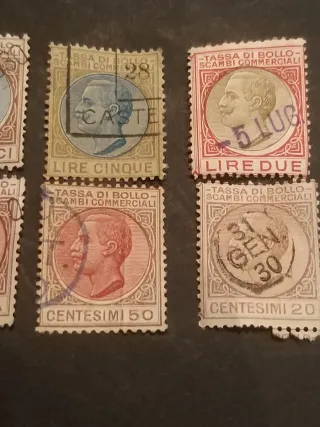 Lotto Marche da Bollo Regno d'Italia