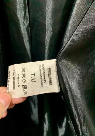 Blazer Negro Perlas Talla M