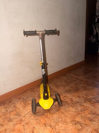 Patinete infantil 3 ruedas amarillo