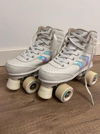 Patines Quad Fitness OXELO Blancos