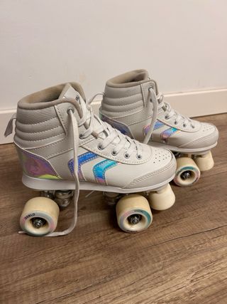 Patines Quad Fitness OXELO Blancos