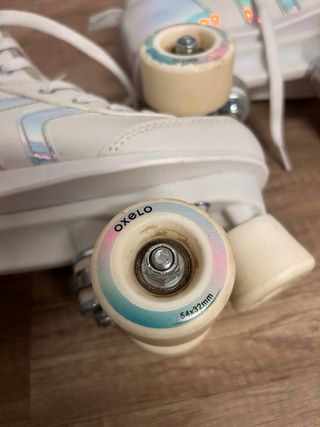 Patines Quad Fitness OXELO Blancos