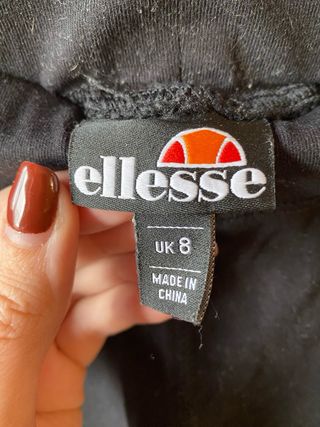 Leggings negros Ellesse con logo