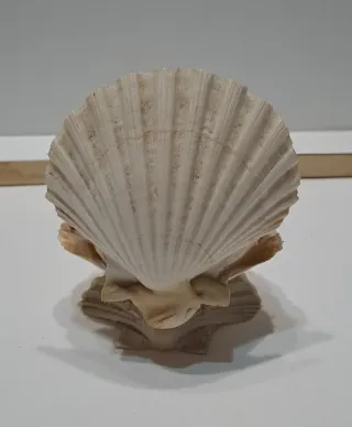 Statuetta Madonna in conchiglia