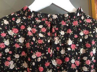 Vestido estampado flores talla M