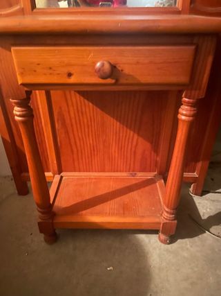 Mueble recibidor con espejo