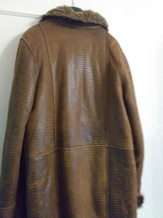 Chaquetón Piel Mujer Marrón