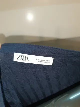 Jersey Zara azul talla S